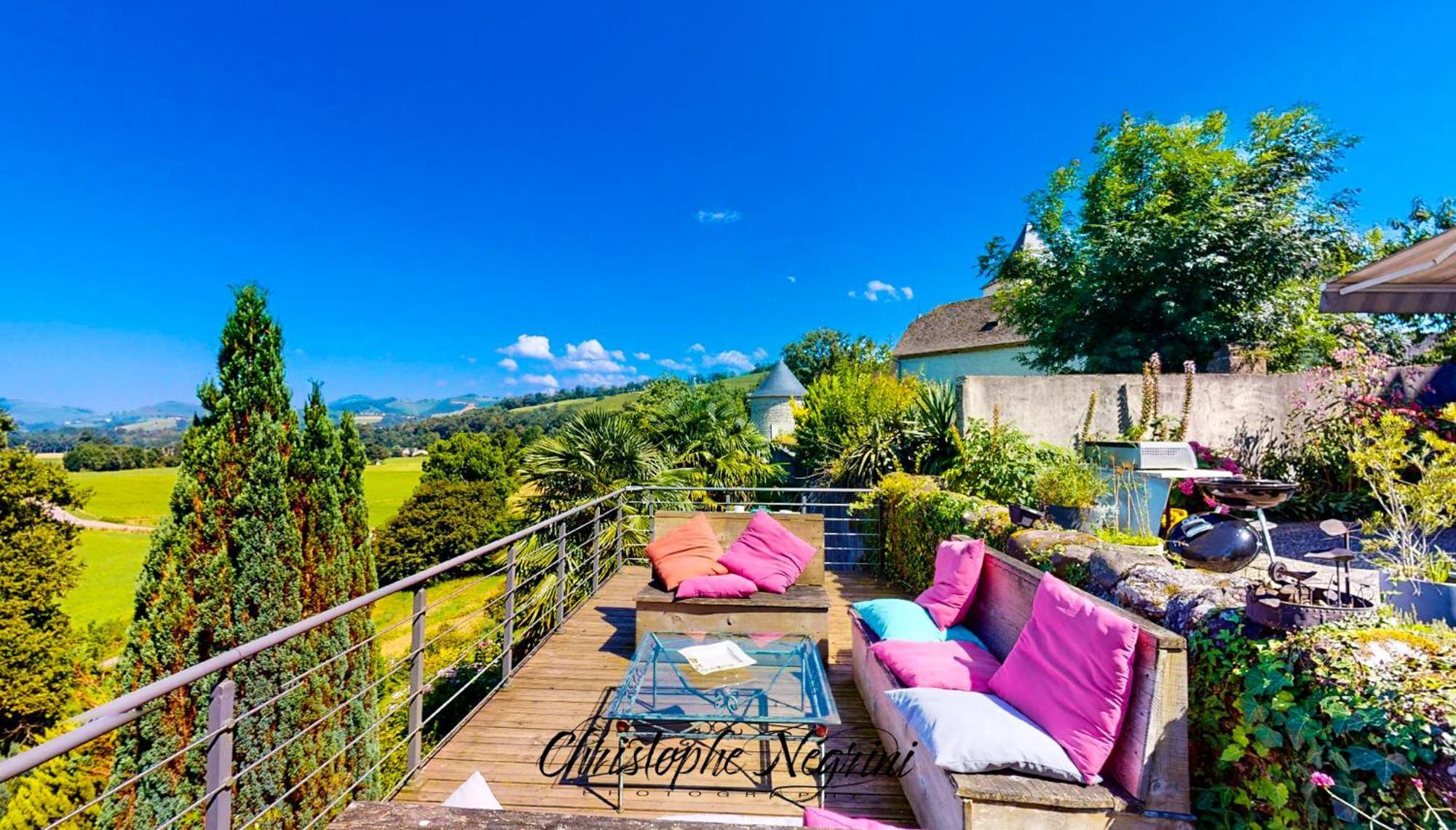 Chateau Porthos Tranquillite Des Pyrenees Lanne-en-Baretous Экстерьер фото